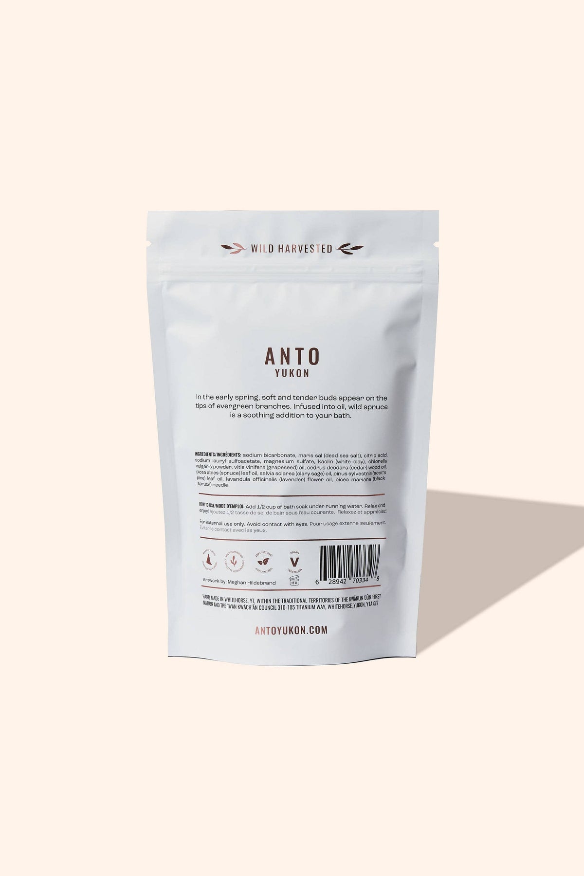 Anto Yukon - Foaming Spruce Bath Soak - 100 g