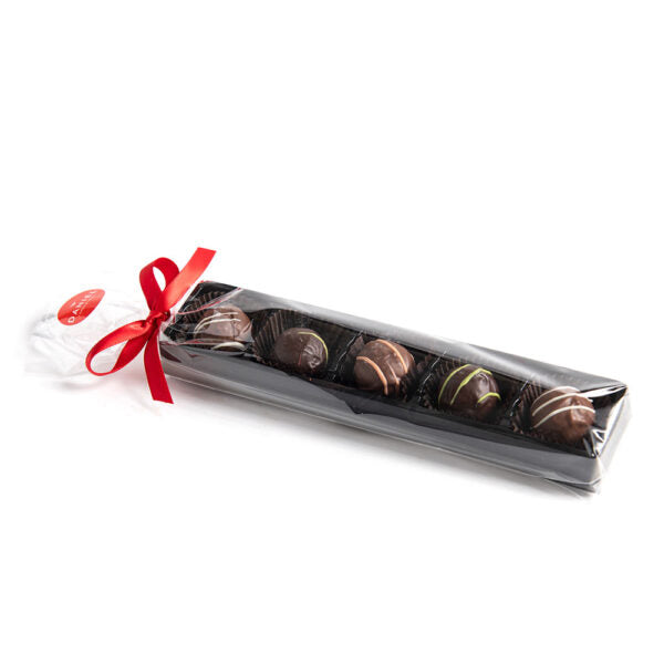 Tray of 5 Round Truffles chocolates
