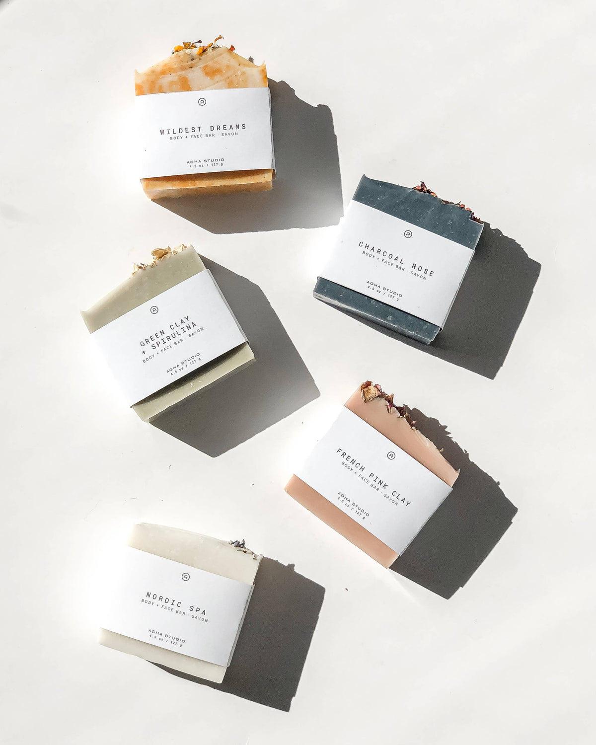 Agha Studio - Charcoal Rose Body + Face Bar