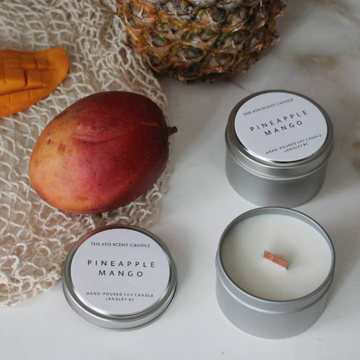 PINEAPPLE MANGO SOY CANDLE
