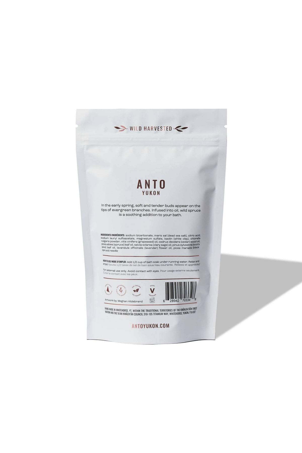 Anto Yukon - Foaming Spruce Bath Soak - 100 g