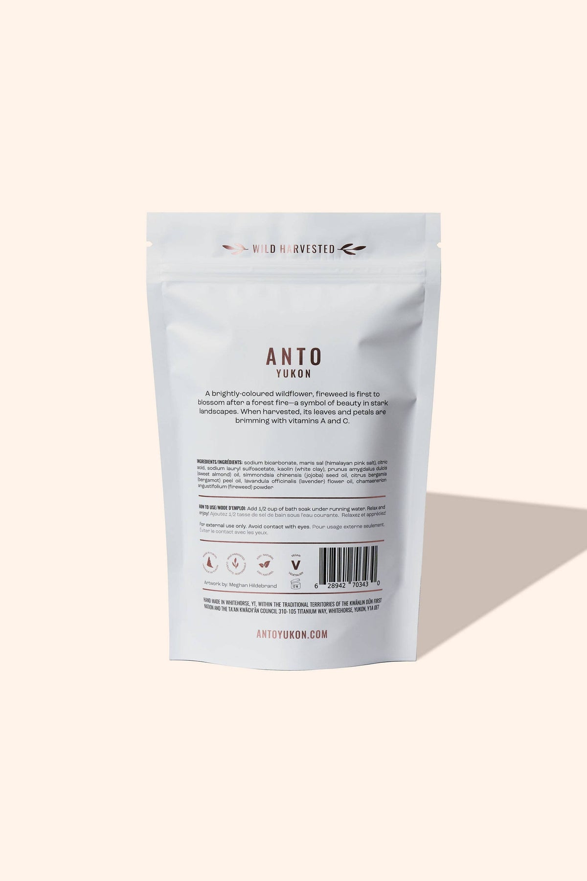 Anto Yukon - Foaming Fireweed Bath Soak - 100 g