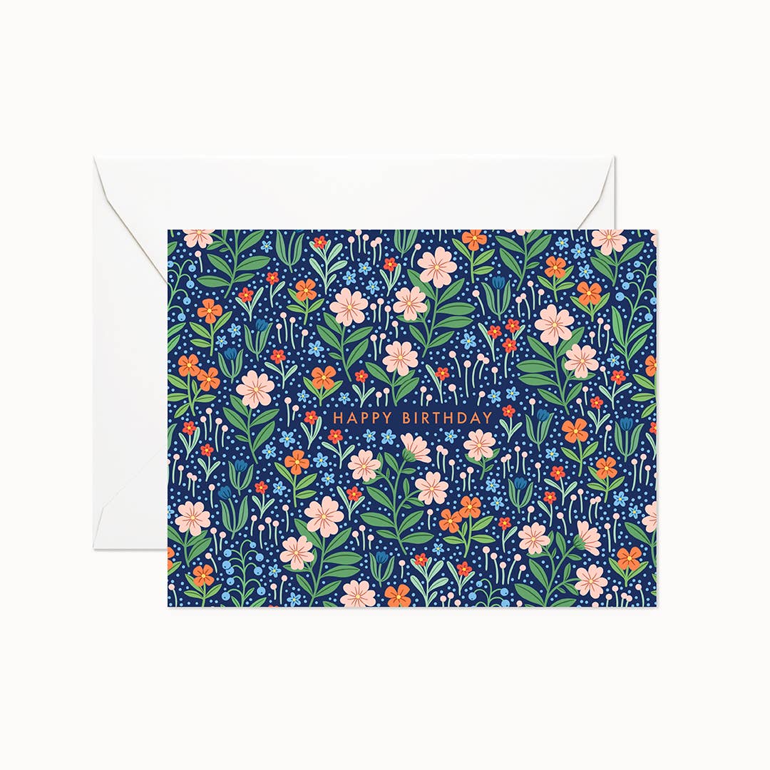 Linden Paper Co. - Sweet Fields Birthday | Greeting Card - Single Card