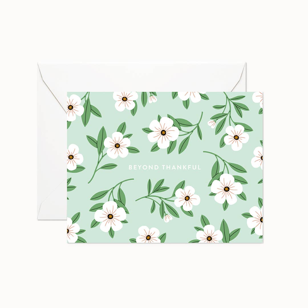 Linden Paper Co. - Beyond Thankful | Greeting Card - Single Card