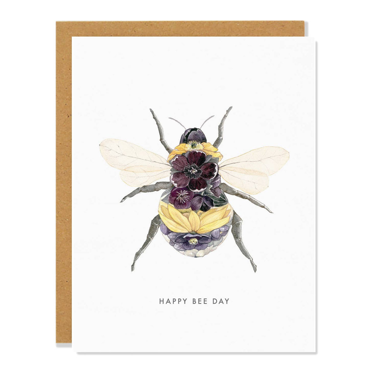 Sarah Voyer Paper - Bee Day - Birthday Greeting Card