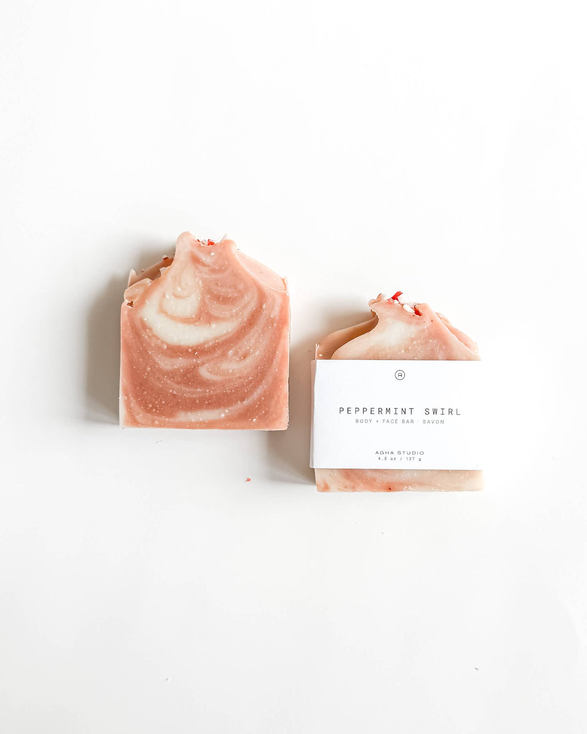 Agha Studio - Peppermint Swirl Body + Face Bar