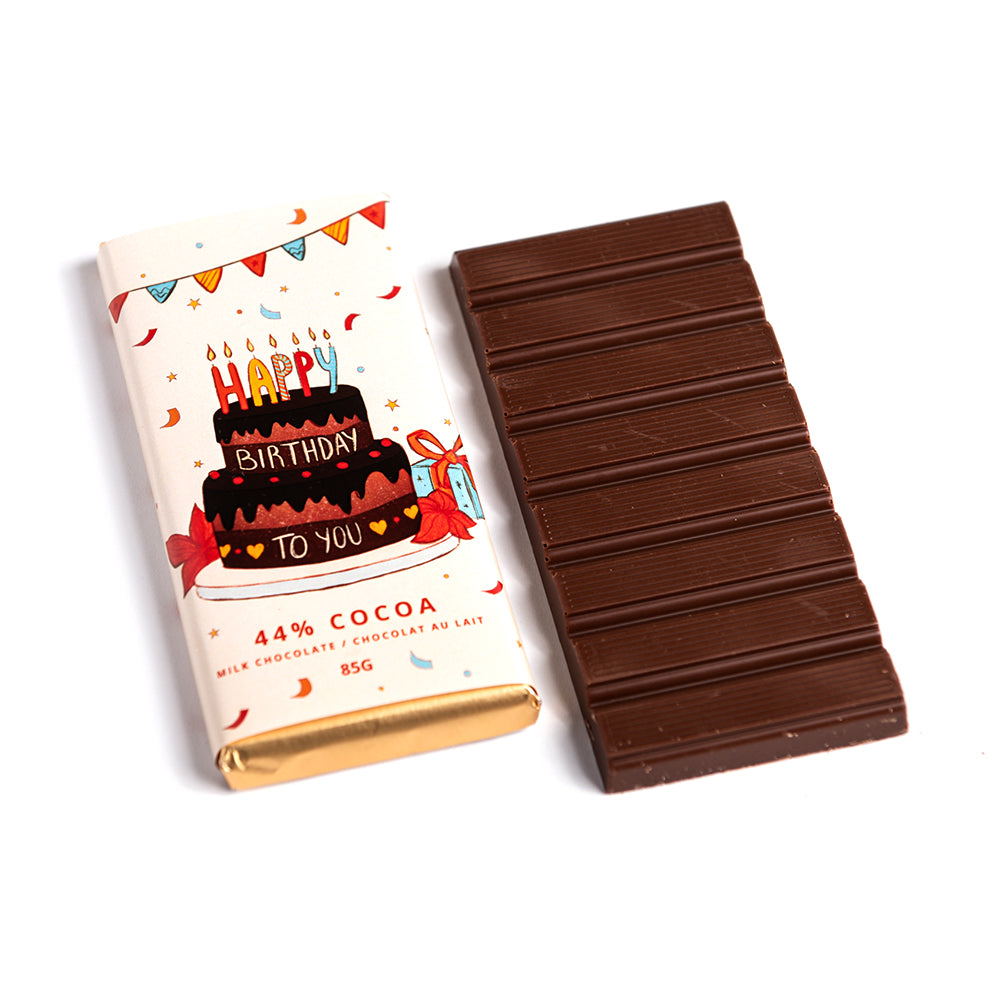 Happy Birthday Milk Chocolate Bar, 85g