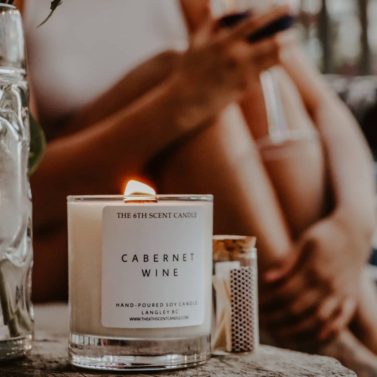 CABERNET WINE SOY CANDLE