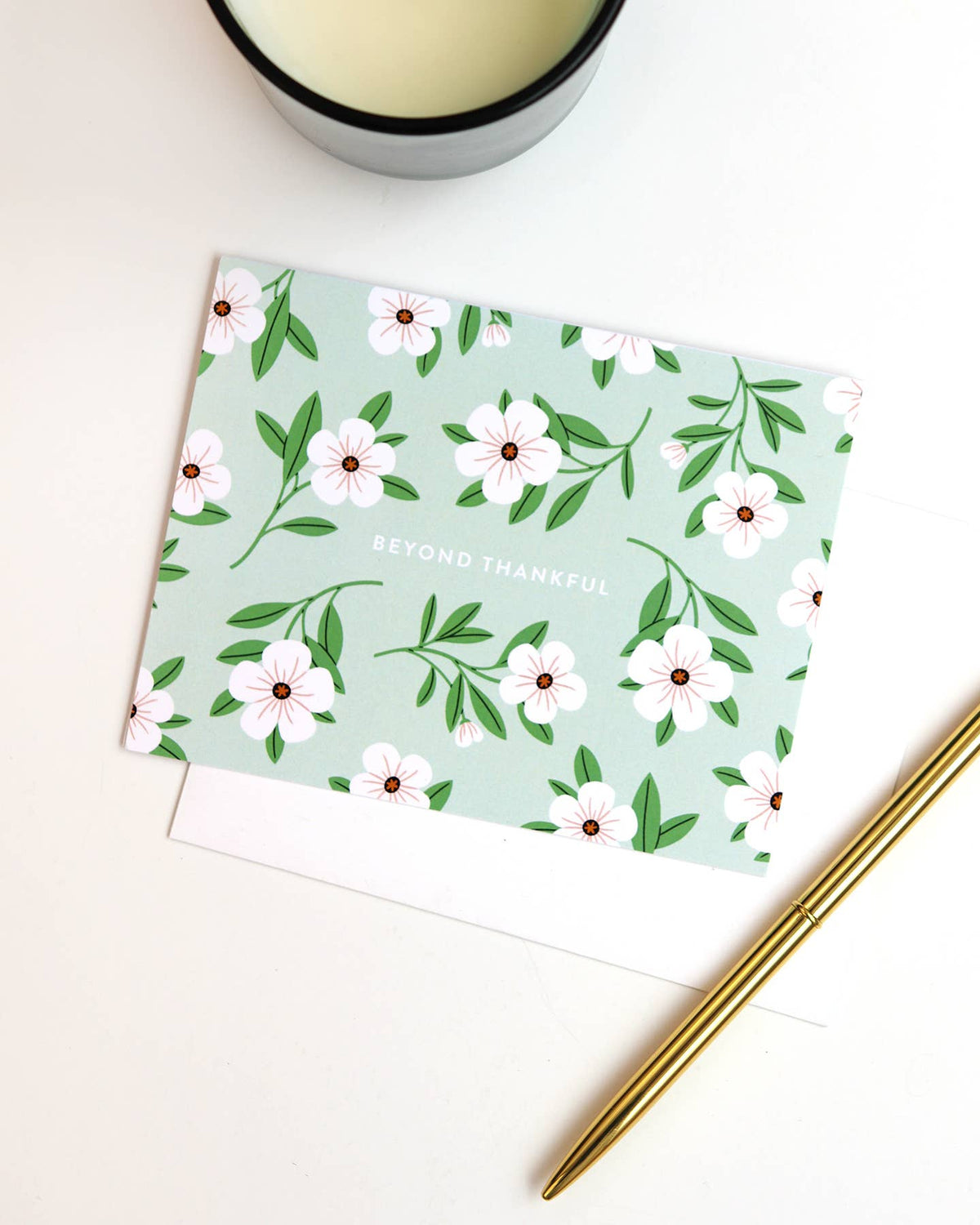 Linden Paper Co. - Beyond Thankful | Greeting Card - Single Card