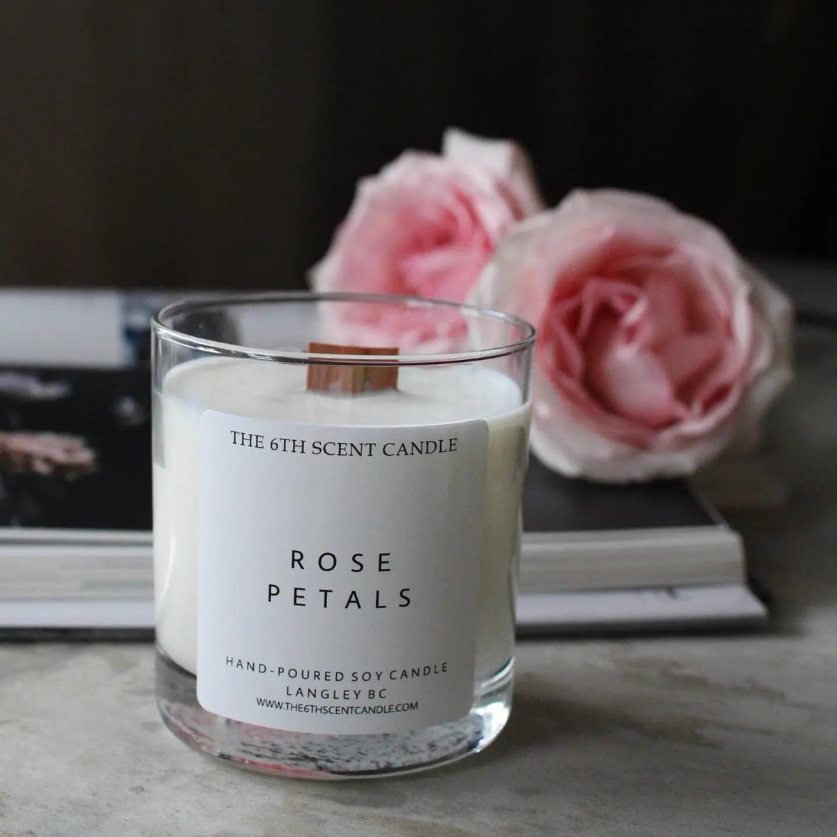 ROSE PETAL SOY CANDLE